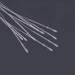 9" White Snap Lock 5000 Pcs Loop Pins Plastic Ties Fasteners NO TAG Gun Required