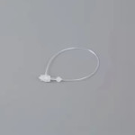 7" White Snap Lock 5000 Pcs Loop Pins Plastic Ties Fasteners NO TAG Gun Required