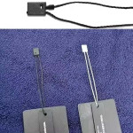 7-Inch Flat White Nylon Hang Tags (1000 Pcs)