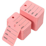 1 Part Printed Garment Price Paper Tag 1000pcs Paper Label (Pink)