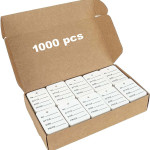 1 Part Printed Garment Price Paper Tag 1000pcs Paper Label (White)