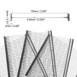 75mm Black Tagging Barb for Standard Tag Gun, Plastic Pins (Set Of 5000,)
