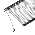 65mm Black Tagging Barb for Standard Tag Gun, Plastic Pins (Set Of 5000,)